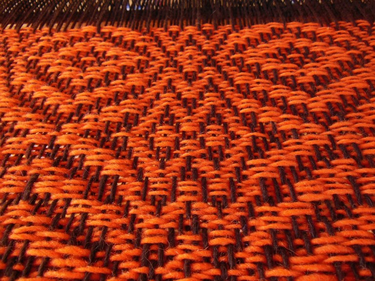 Métier d'Antan: Poncho en laine