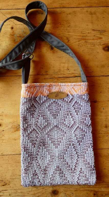 Métier d'antan: Sac tissé + jeans recyclé